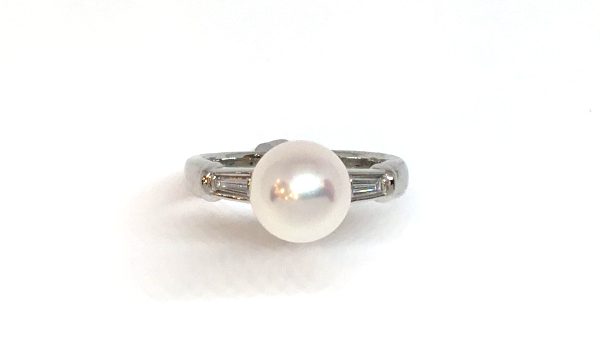 真珠の指輪　サイズ直し　サイズアップ