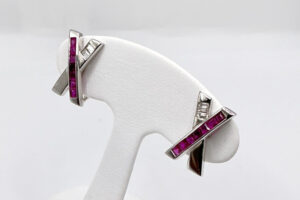 リメイク後ルビーイヤリング