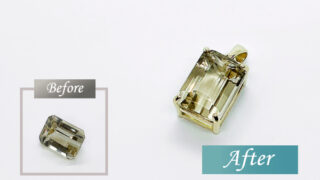 お祖父様から譲られた石をペンダントに