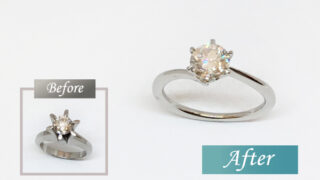 立爪ダイヤモンドリングリメイク