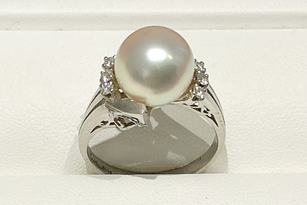 リメイク前のパールリング（9.1mm Pt.900）