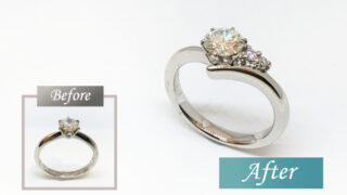 立爪リングビフォーアフター