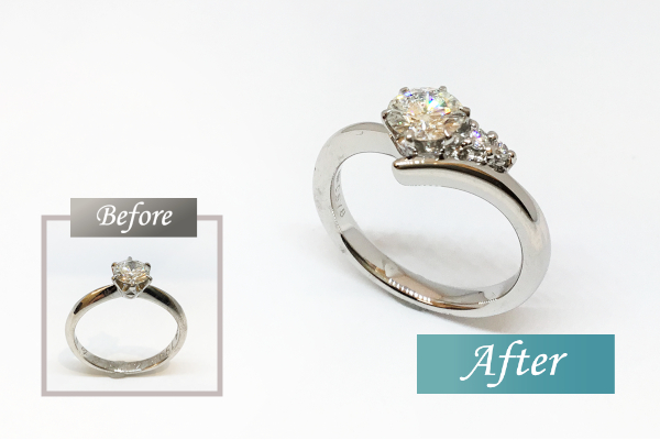 立爪リングビフォーアフター