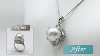 パールペンダント加工