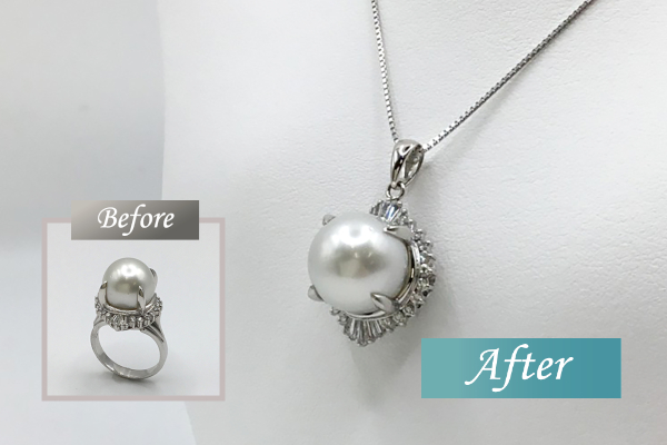 パールペンダント加工