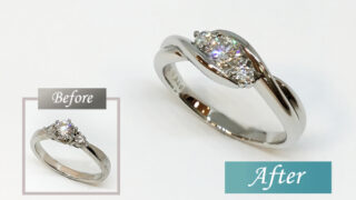 立爪ダイヤモンドビフォーアフター