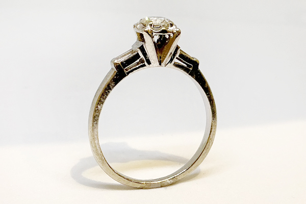 リフォーム前の立爪リング