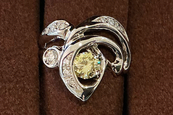 出来上がりのリング